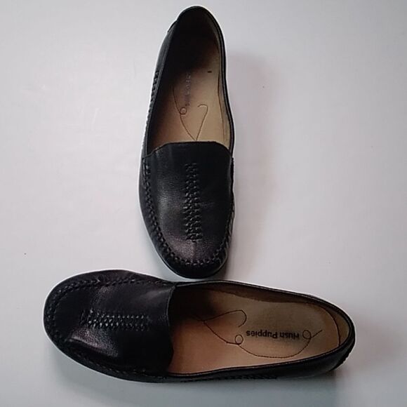 Hush Puppies Shoes - Hush Puppies Leather Upper Women's Shoes Size 10EW